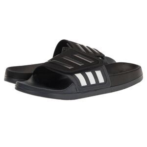 Adidas Adilette Tnd black and white Slide Sandal size 6